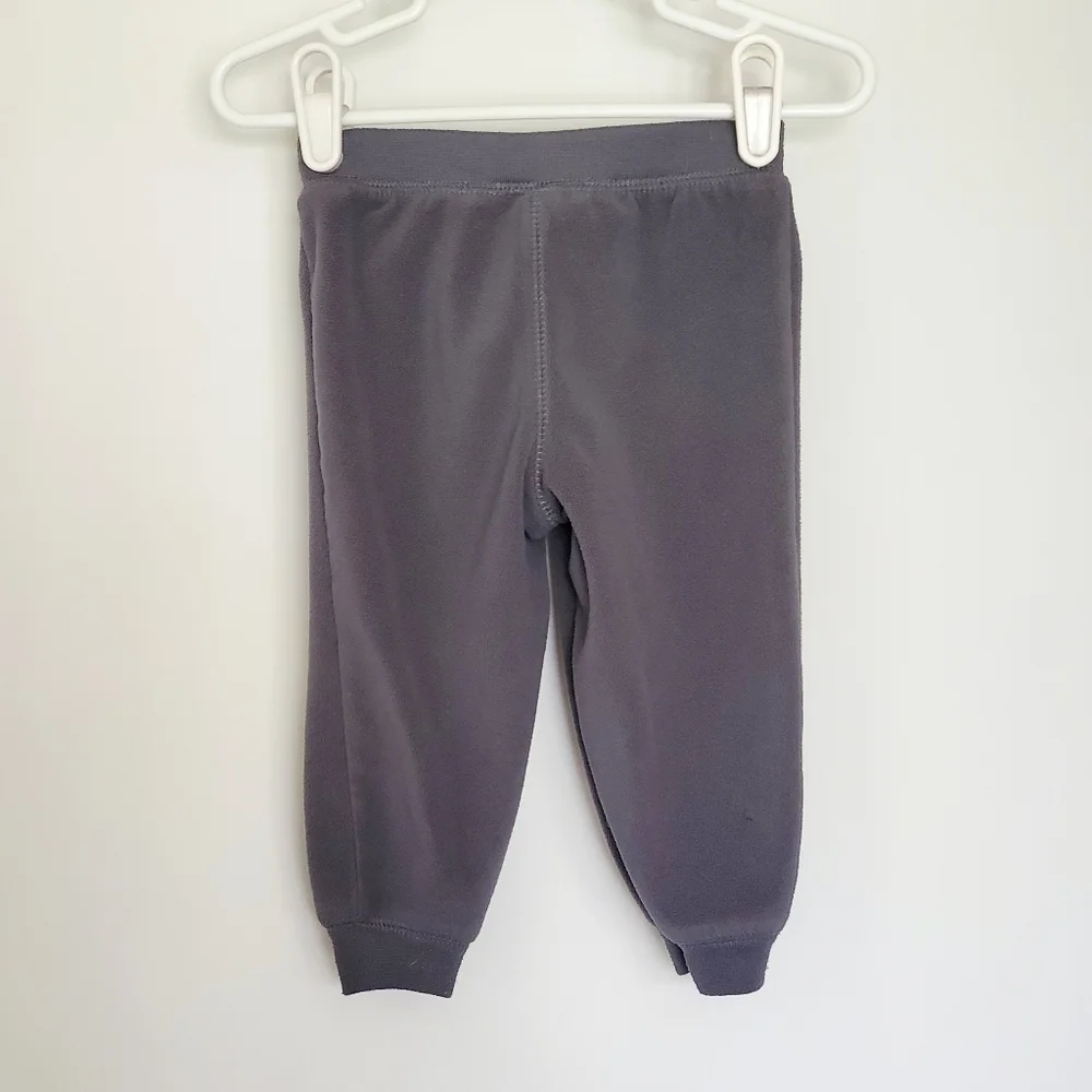 K1149 * Child of Mine 2pc Set - Jacket & Sweatpants Yellow Gray Size 12M